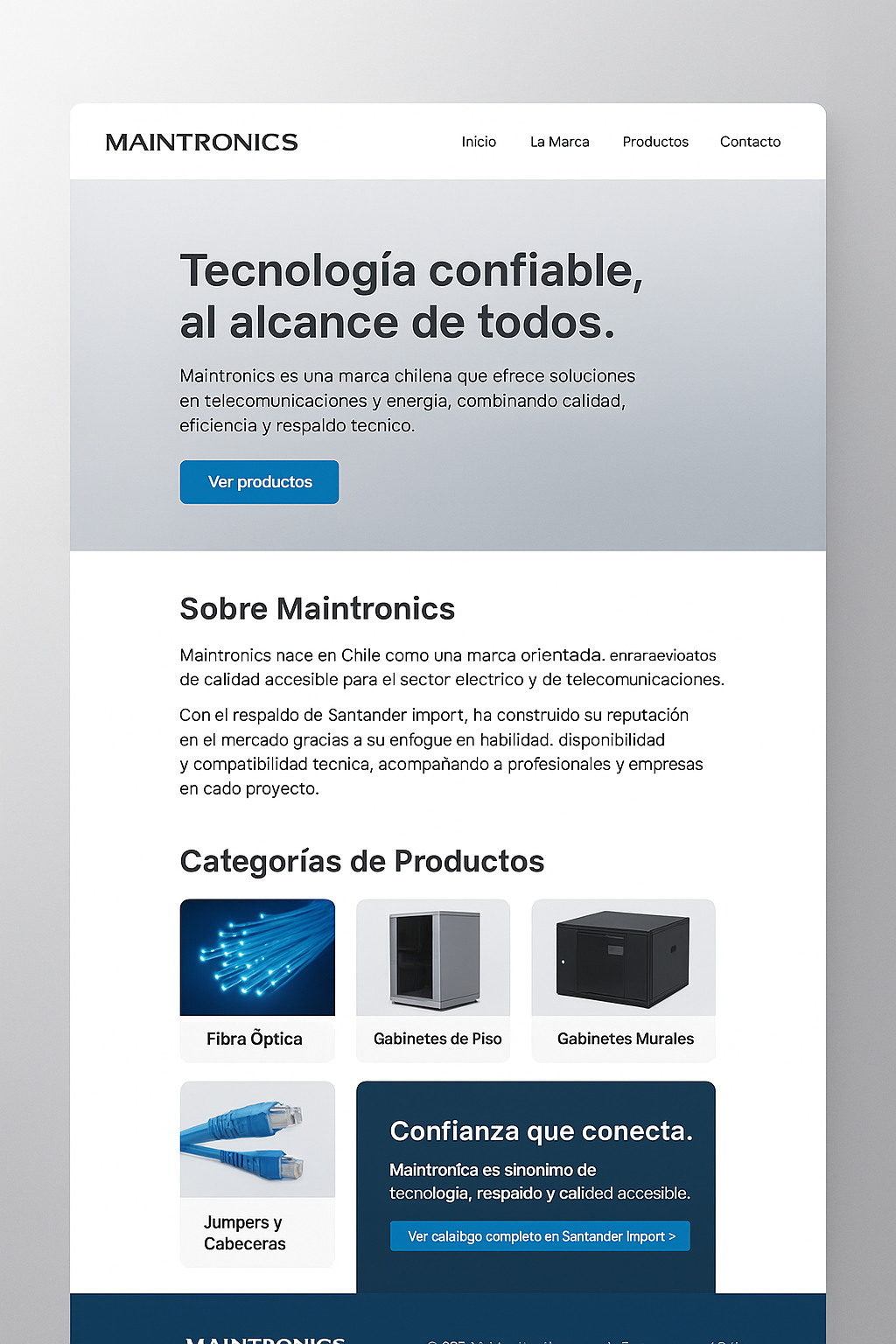 Jumpers y cabeceras Maintronics Jumpers y cabeceras Maintronics